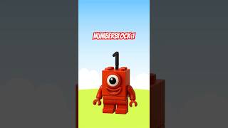 Meet Numberblock One! 3D Animation of Lego Numberblock 1! #shorts