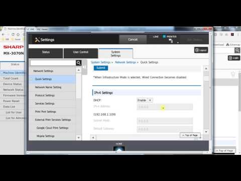 How To Submit a Print Job via Web GUI on Sharp Copier Printer Scanner