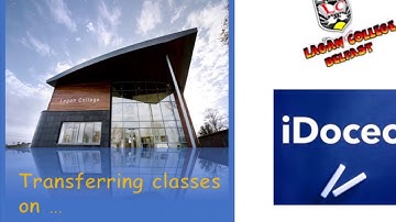 How to transfer an existing class list on iDoceo