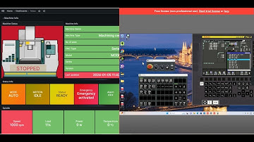 CNC machine monitoring - Fanuc Focas - application #fanuc #iiot #fanuc #mtconnect#mqtt