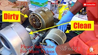 How to Clean Your Kitchen Hood | How to Clean the Grease Motor | Blower Fan in Your Kitchen Hood