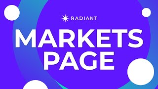 Radiant v2 Markets page