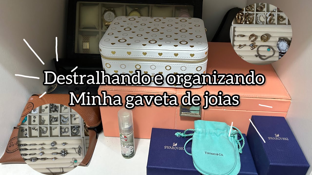 ORGANIZANDO MINHAS JOIAS |DESAPEGO|TOUR PELAS BIJUS E DE ONDE SÃO