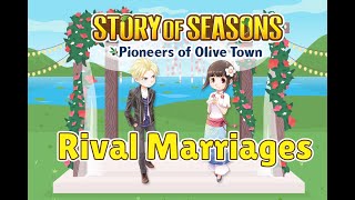 What if... Story of Seasons Pioneers of Olive Town had rival marriages?