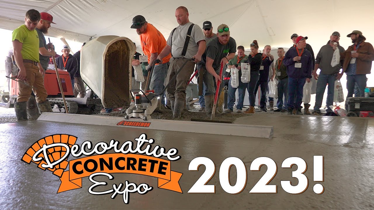 2023 Decorative Concrete Expo Teaser You
