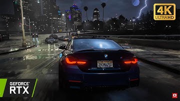 GTA 5 QuantV Next-Gen Raindrops Shader With Redux Mod Gameplay On RTX 3050 Ultra Settings 4K60FPS