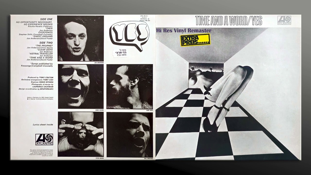 YES★Time And A Word UK Atlantic Red/Maro Buy Yes : Time And A Word (LP, Album, RI ) Online for a great