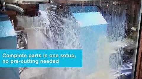 Many parts of the same extrusion - MODIG HHV - Extrusion machining - Horizontal Machining Center