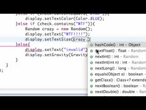 Android Application Development   31   Wheres the Fridge, thats Random