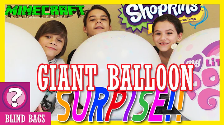 GIANT BALLOON SURPRISE! BLIND BAG Ep 25!  | MY LITTLE PONY, SHOPKINS 3, MINECRAFT!  | KITTIESMAMA