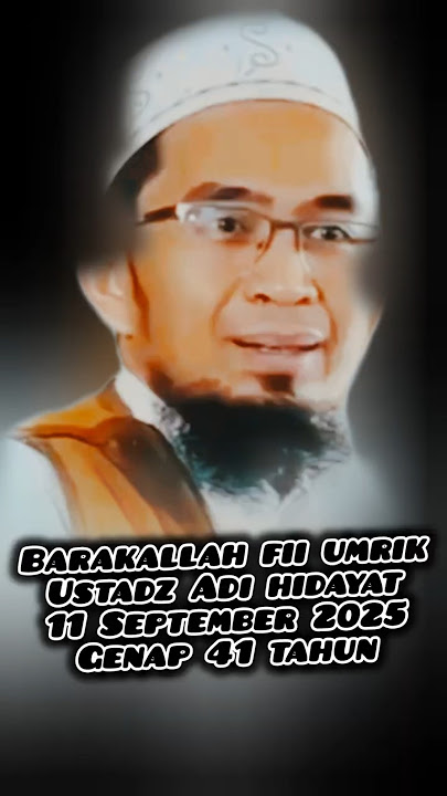 BARAKALLAH FII UMRIK USTADZ ADI HIDAYAT 🤲🏻 #ustadzadihidayat #uahterbaru #shortsvideo