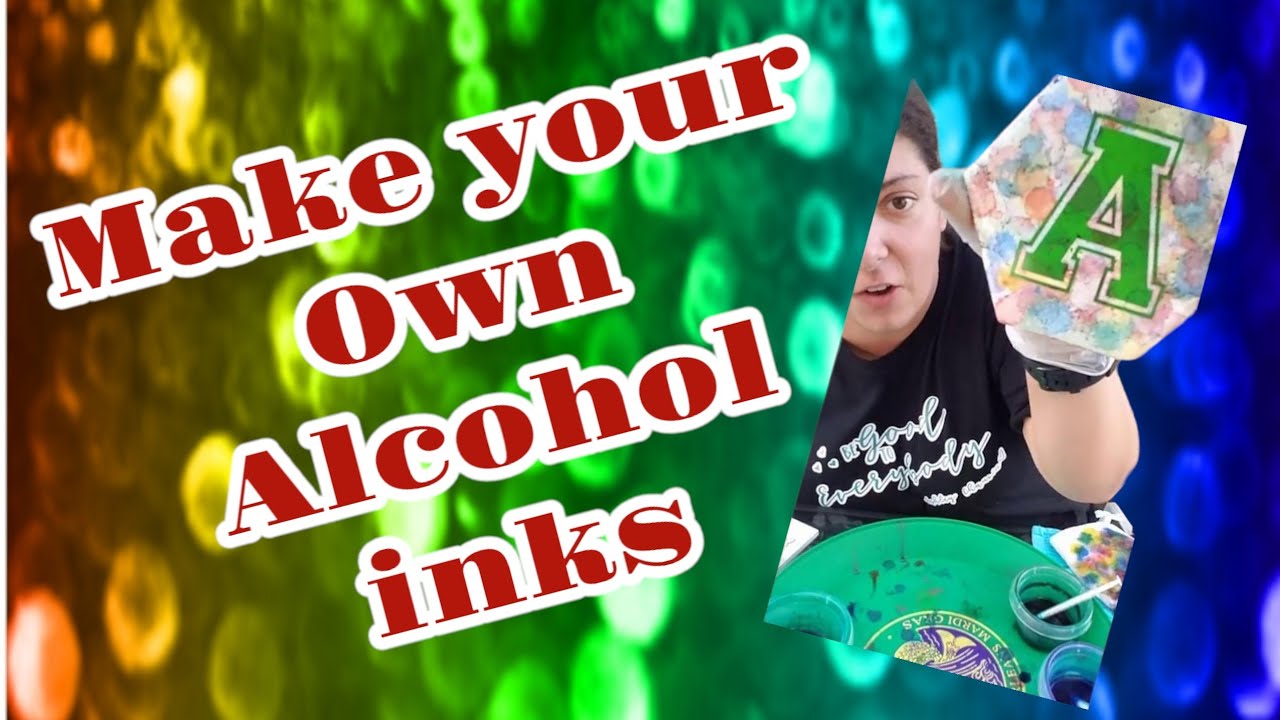 make your own alcohol ink - YouTube