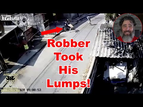 Robber Takes Giant Stick To The Dome