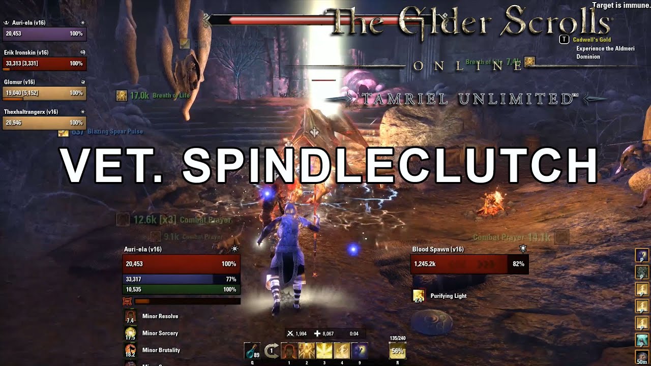 Elder Scrolls Online Veteran Spindleclutch (04/01/16) YouTube