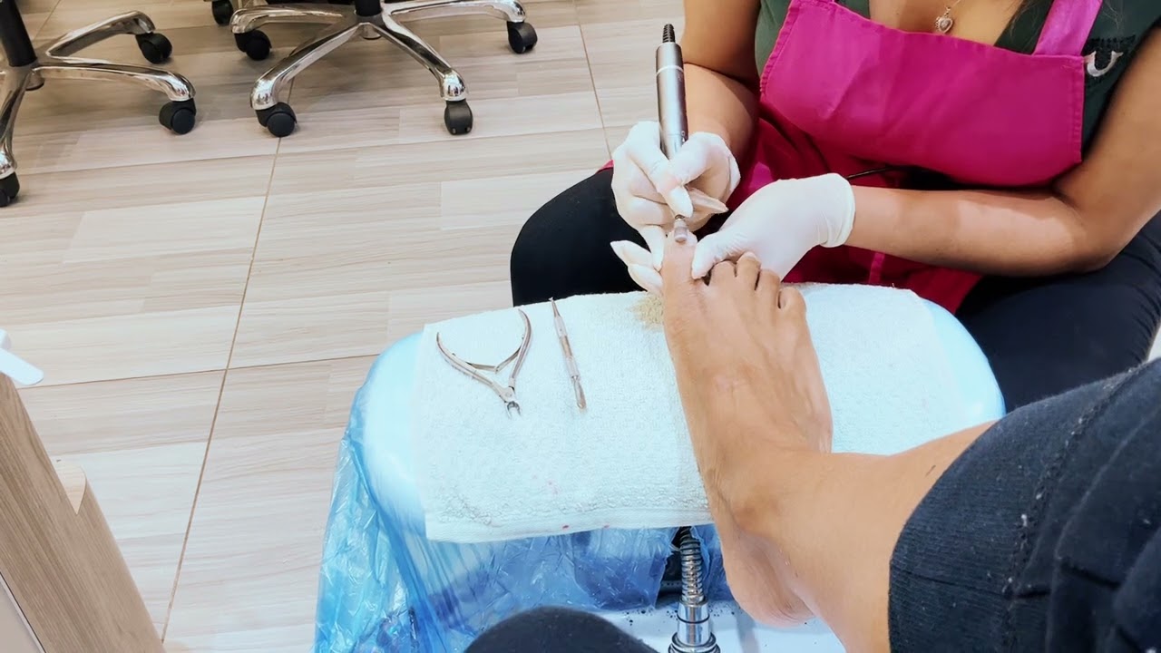 Her foot massage changed my life! FULL PEDICURE from start to finish! ￼#asmr #asmrsounds