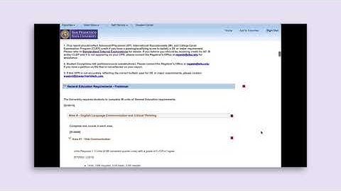 Degree Progress Report (DPR)
