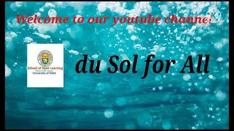 Du Sol 2nd Year ABE result or 3rd year or ex-student OBE ka result kab tak declare hoga according du