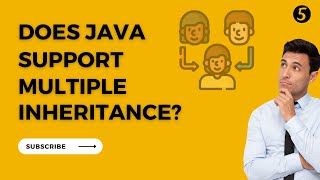 #5 Does Java supports multiple Inheritance? || OOPS concepts in Java || JAVA Tutorials ||
