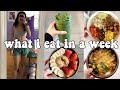REALISTIC healthy what i eat in a week at home - plant based and simple