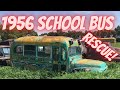 Into the Wild School Bus?!? Saved from the scrap pile! 1956 Ford