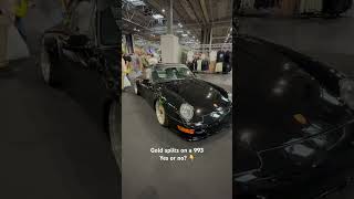 Gold splits on a 993 Yes or no? 👇#porsche