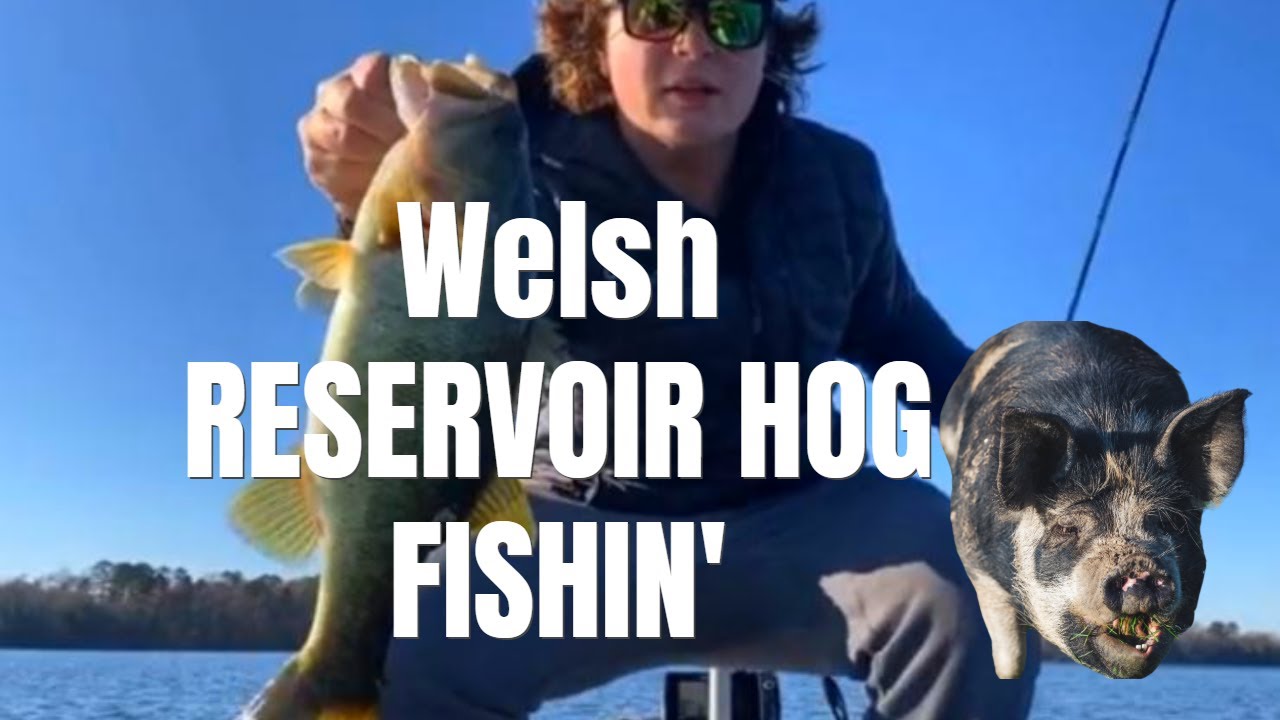 Welsh Reservoir Winter Bass Fishing -  Let's Get Some HOGS!!