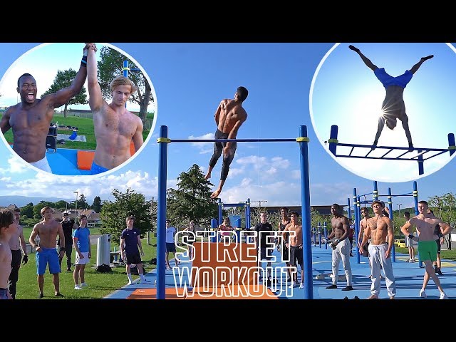 Eric Flag - Suelos de madera para Street Workout