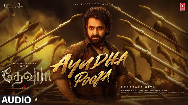 Ayudha Pooja Audio Song | Devara Part - 1 | NTR | Koratala Siva | Anirudh Ravichander | 27 Sep 2024