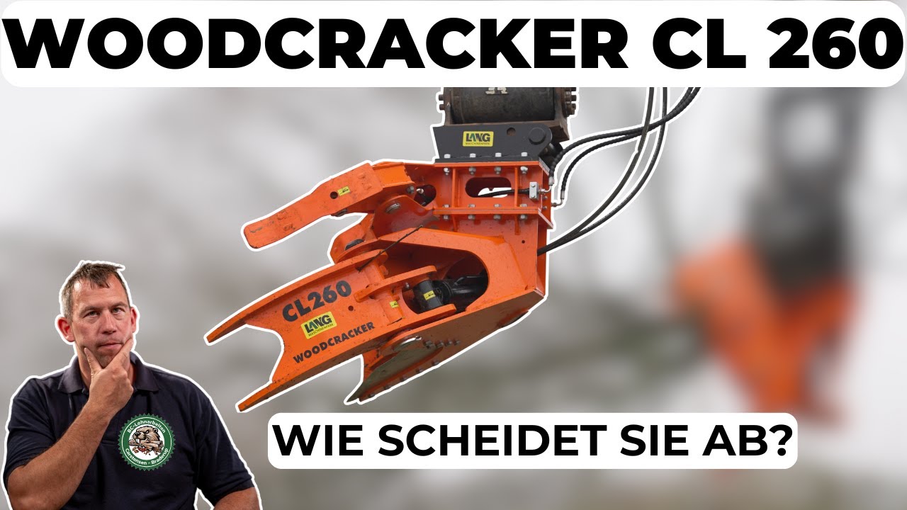 Woodcracker Schere CL260 mit Sammelgreifer im Test