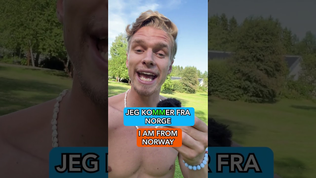 Norwegian Intonation 101: It’s not *what* you say, it’s *how* you say it 🎶