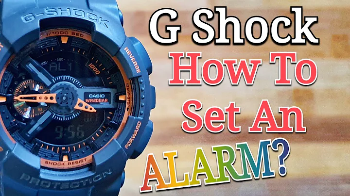 Casio G Shock | How To Set An Alarm? | Alarm Setting 5081 5146 5522