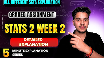 Stats 2 week 2 Graded Assignment Explanation | IIT Madras BS Degree || Gen-Z IITian