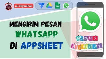 25. Mengirim pesan WhatsApp di AppSheet | Sending Whatsapp Message With Appsheet #AppSheet #WhatsApp