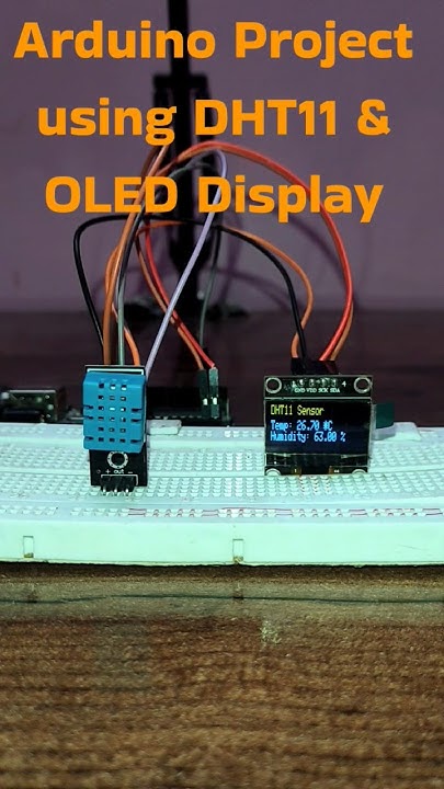 Humidity Monitor With DHT11 Sensor || Arduino Uno || OLED Display. # ...