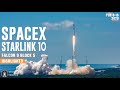 SpaceX Starlink 10 + Planet Lab Satellites Launch Highlights!