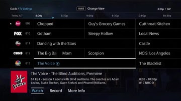 Accessing The Cox Contour Immersive Guide - 2016