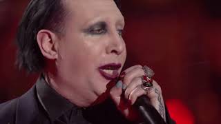 Marilyn Manson and Tyler Bates performing Sweet Dreams (Acoustic) live on italian TV show MUSIC