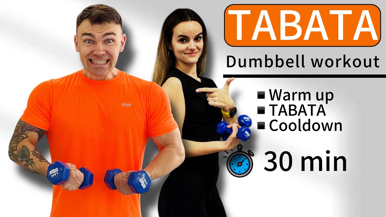 30 Min Beginner-Friendly Dumbbell TABATA | Full Body HIIT at Home | #TBDB2.1