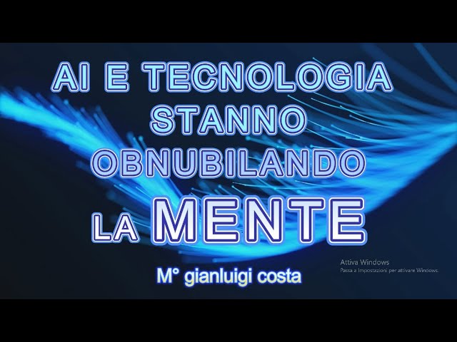 L'Obnubilamento della Mente nell'Era dell'AI e della Tecnologia