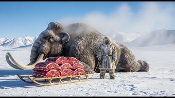 5000kg Snow Mammoth Hunt in −71°C Yakutia | Frozen Village Feast | Survival Battle