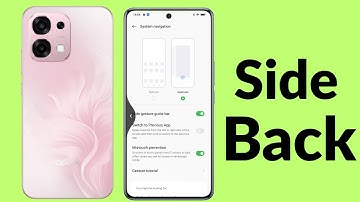 how to enable side back button in oppo a6 5g | oppo a6 5g back button settings