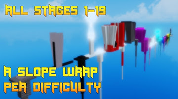 A Slope Wrap Per Difficulty | All Stages