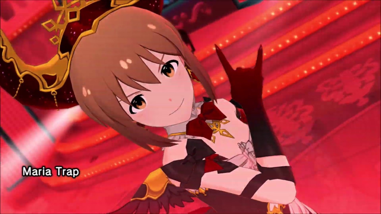 ミリシタMV】Maria Trap 魔王雪歩様 限定SSR - YouTube