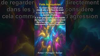 3 Faits Incroyables Que Vous Ne Connaissiez Pas! 🤯 #Shorts