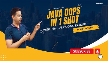 Java OOPs Concepts in just 100 minutes | Object Oriented Programming by Naren