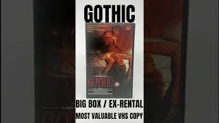 My VHS Collection - A Short Look At Ken Russell's Gothic - #Film #VHS #Movie #TheVHSArchive
