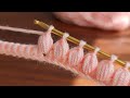 INCREDIBLE 🤩 How to make Tunisian Crochet Knitting - Baby Blanket for Beginners online Tutorial