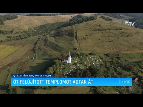 Öt felújított templomot