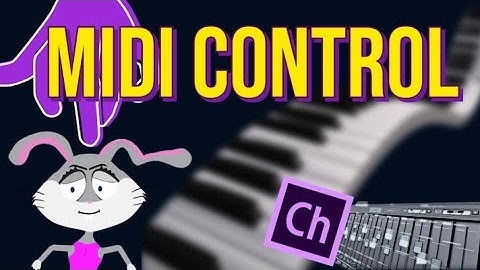 Midi Keyboard and Adobe Character Animator Control for Streaming