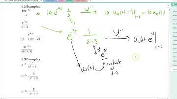 MT284  Inverse Laplace Transform involving Heaviside